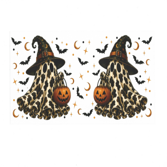 Ghost dressed in Leopard Pattern