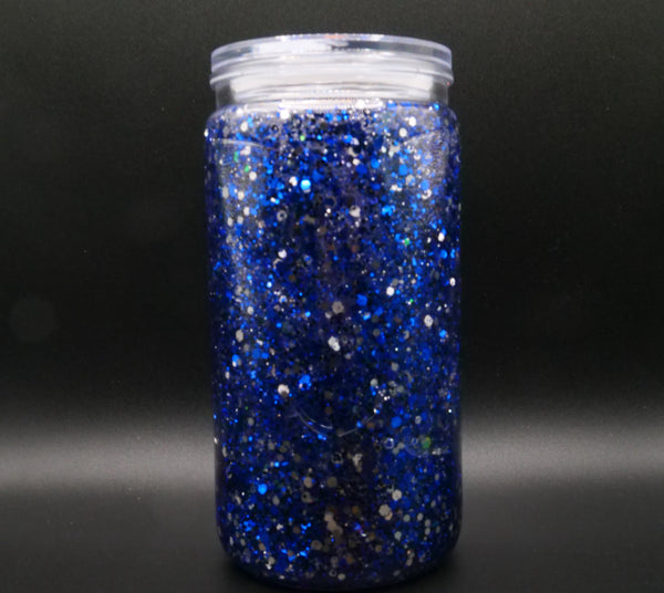 Arylic 16oz Blue Glitter