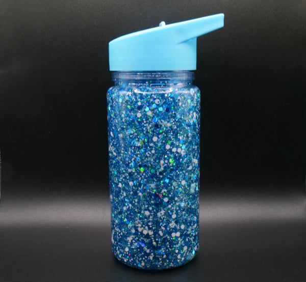 Kids 10oz Blue Glitter