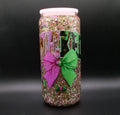 Glass 16oz Glitter (Wicked)