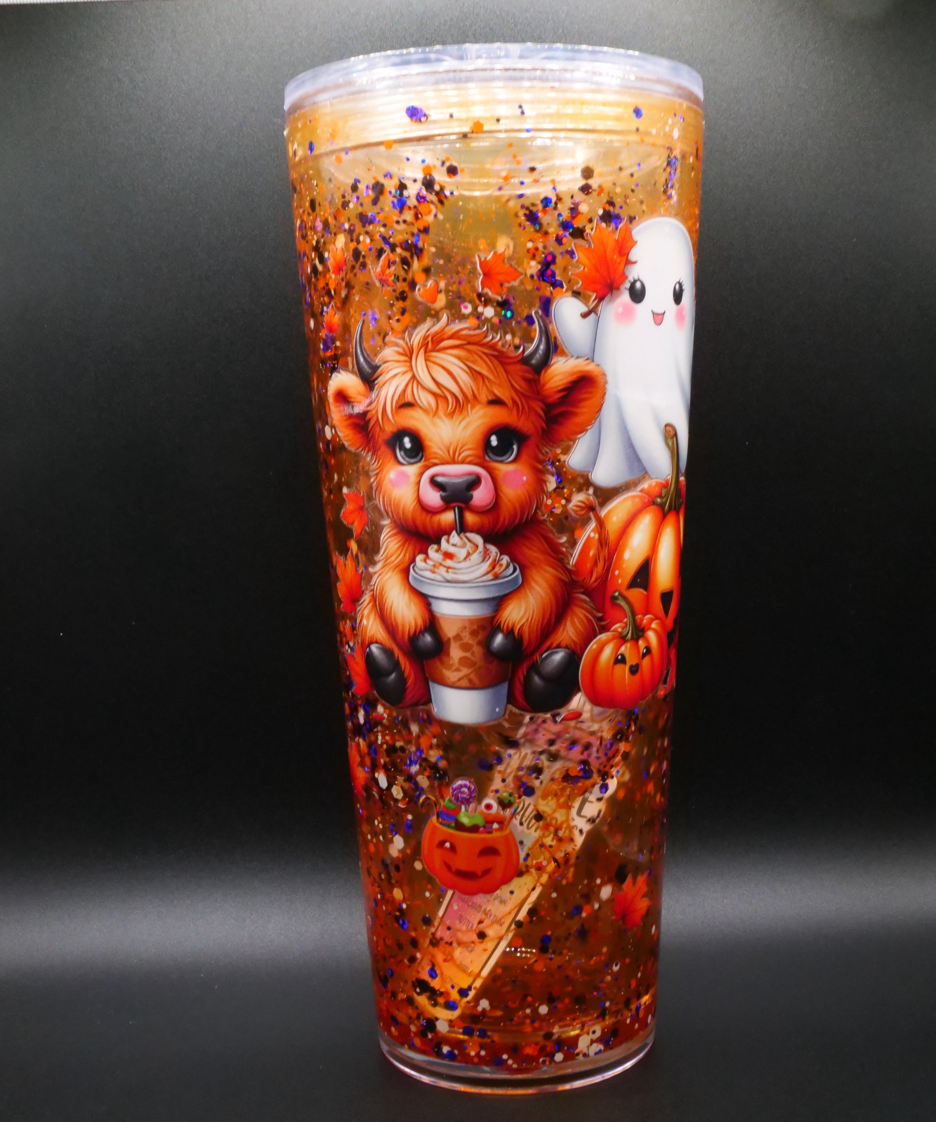 Acrylic 24oz Lava Flow (Fall Cow)