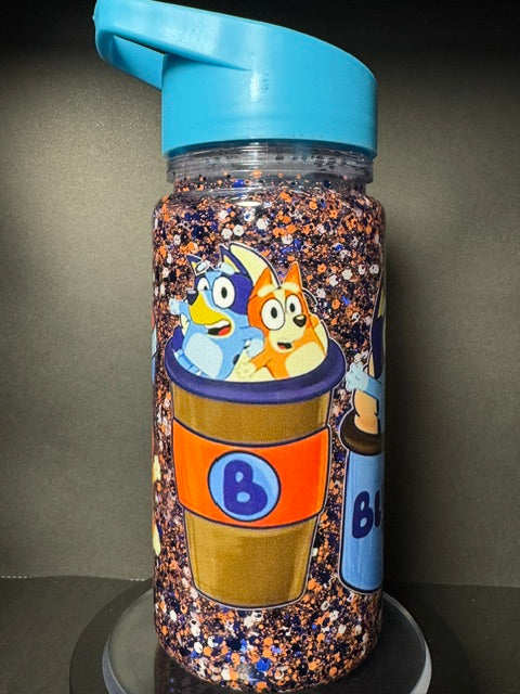 10oz kids glitter cup